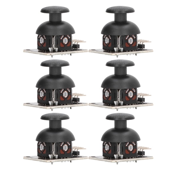 LAZIOEGR KY-023 Joystick Sensor Game Controller Module X Y Dual Axes Replacement Set Kit for Remote Interactive Work, High Precision Electronics Module Pack (6 Sets / 12-Piece Pack, 4.7 x 3.5 in)