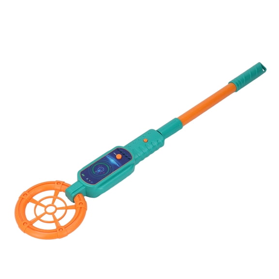 LAZIOEGR Kids Metal Detector Toy 6-Piece Outdoor Adventure Set and Educational Gold Digger Treasure Hunting Game Kit with Shovel Magnifier and Whistle for Boys Girls Age 6+, 24 inches / 61 cm Length