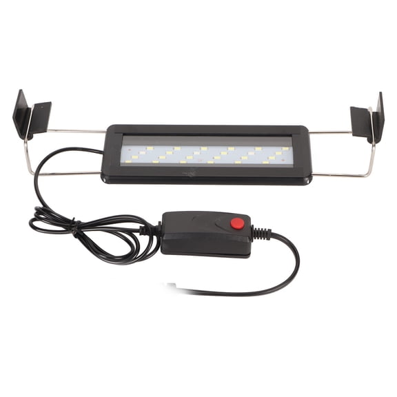 LAZIOEGR LED Aquarium Light Fast Heat Dissipation High Brightness Beads Fish Tank Light EU Plug 7.1 in