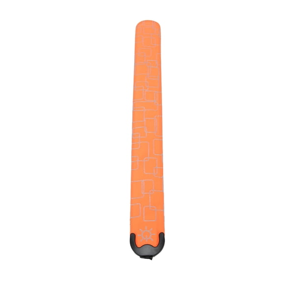 LAZIOEGR LED Safety Wristband Lights USB Charging 3 Level Adjustable Bracelets for Outdoor Night Running Orange Luminous Light Up Armband Rechargeable Glow Gear (13.78 inches / 35 cm)