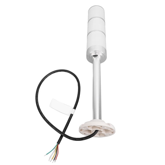 LAZIOEGR LED Signal Tower Light 3 Layer Alarm Column Warning Lamp Factory Workshop DC 24V 14.6in/37cm 1 Count