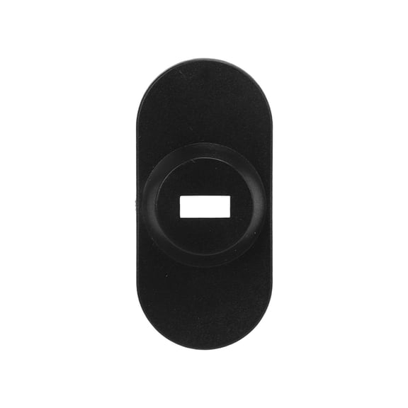 LAZIOEGR Laptop Anchor Plate Black Anti Theft Key Hole POM Security Lock Base for Notebook Monitor Phone and Tablet Digital Devices (1.65 x 1.18 inches / 42 x 30 mm)