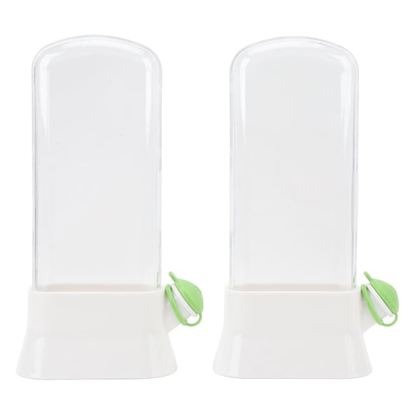 LAZIOEGR 2-Pack Large-Capacity Transparent Lidded Herb & Vegetable Saver Container for Cilantro, Mint, Parsley & More