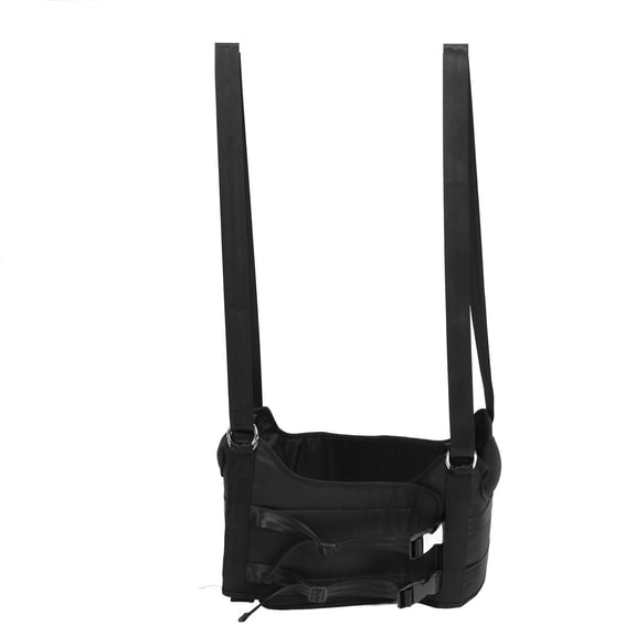 LAZIOEGR Lumbar Traction Belt Hook & Loop – Comfortable Neoprene Back Stretching Strap for Home Exercise, Relieves Discomfort, Enhances Relaxation & Decompression