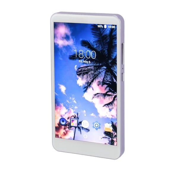 LAZIOEGR MP4 Player 5.0 in / 12.7 cm HD Touchscreen 16GB ROM Expandable Bluetooth 5.0 WiFi Music Player with Camera FM Radio Violet