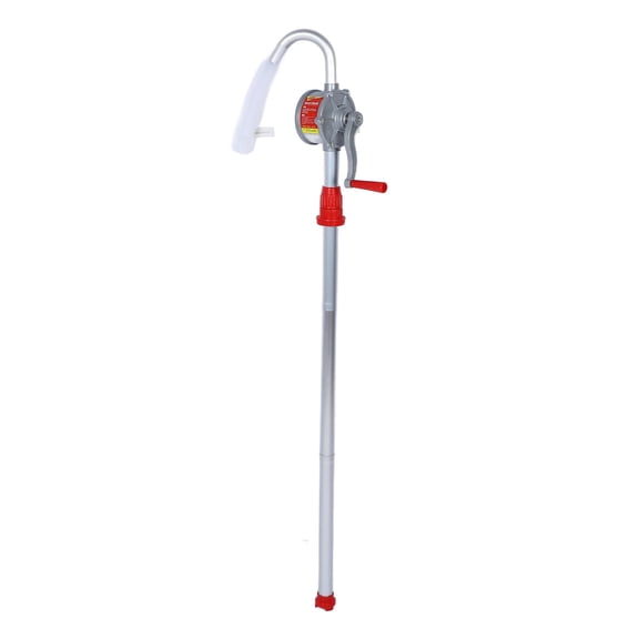LAZIOEGR Manual Rotary Oil Barrel Pump for Auto Industrial Farm Non Corrosive Medium Viscosity Brake Fluid Fuel Transfer Fluid Extractor Vacuum Liquid Change 20 Gal