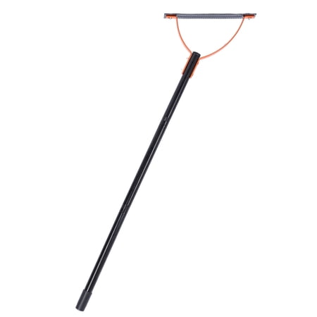 LAZIOEGR Manual Weed Grass Cutter 65 Manganese Steel Serrated Double Edged Blade Stainless Steel Handle Grass Whip for Yards Gardens Lawns 3 Sections (17.32 inches / 44 cm Length)