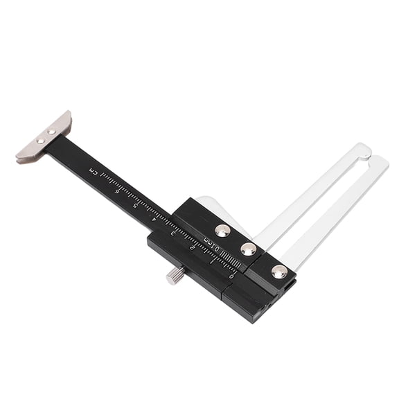LAZIOEGR Metric Brake Disc Depth Measuring Caliper 0-60mm Tire Tread Depth Gauge 0.1mm Accuracy Portable Aluminium Alloy Tool