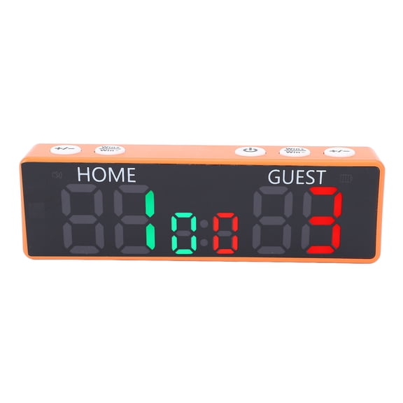 LAZIOEGR Mini Digital Scoreboard Portable 6 Digits Tabletop Electronic Score Keeper for Board Games Chess with Built-in Battery (16cm/6.3in)