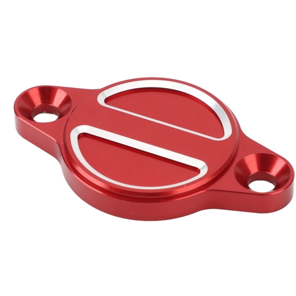 LAZIOEGR Motorcycle Oil Filter Cap CNC 6063 Aluminum Alloy Engine Cover Replacement for DUCATI Multistrada Monster Supersport Red