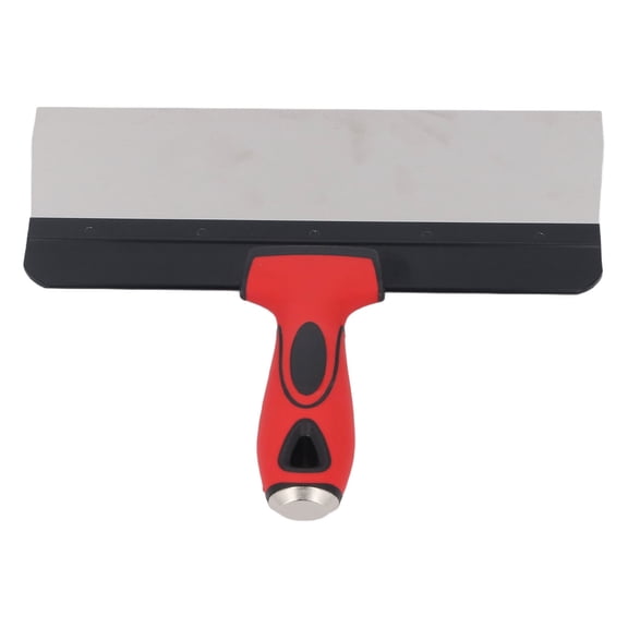 LAZIOEGR Paint Scraper Tool 10 Inch Stainless Steel Multifunctional Ergonomic Drywall Putty Scraper Plastering Blade Hand Tool for Spackling Joint Tape (10 inches / 25.4 cm)