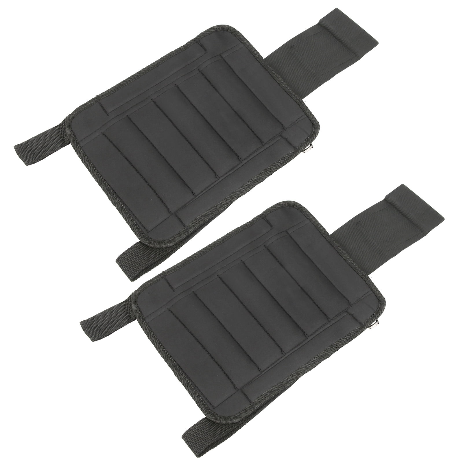 LAZIOEGR Pair Adjustable Legging Loading 1KG Weighted Steel Exercise Ankle Weights for Fitness Athletic Gym Training Running Walking Workout Equipment Black (2.2 lbs/Leg) 11.81 inches / 30 cm