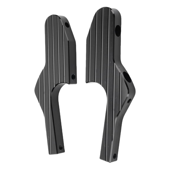 LAZIOEGR Passenger Foot Peg Extensions Aluminum Alloy Motorcycle Foot Pedals Extender for Vespa GT GTS GTV 125 200 250 300 300ie Rear Passenger Footrests Kit (10.00 inches / 25.4 cm)