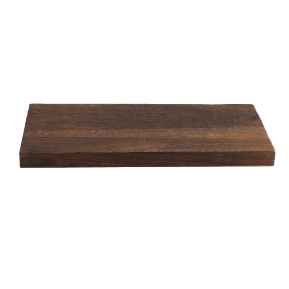 LAZIOEGR Paulownia Wood Floating Wall Shelf, Rustic Brown Wall Mounted Storage Organizer for Home Living Room Bedroom, 11.8 inches / 30 cm
