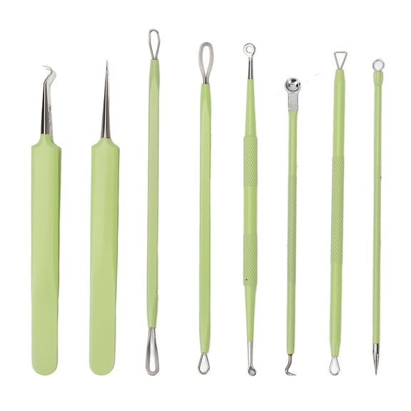 LAZIOEGR Pimples Extractor Needles Set Stainless Steel Pointed Tip Blackheads Remover Tool for Skin Care Facial Blemish Extractor Kit for Flawless Complexion 6.30 inches / 16.00 cm Multipurpose Set