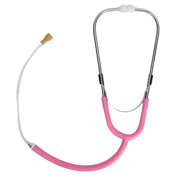 LAZIOEGR Pink Binaural Hearing Aid Stethoscope  Lightweight, Durable, DualEar Audio Test Tool