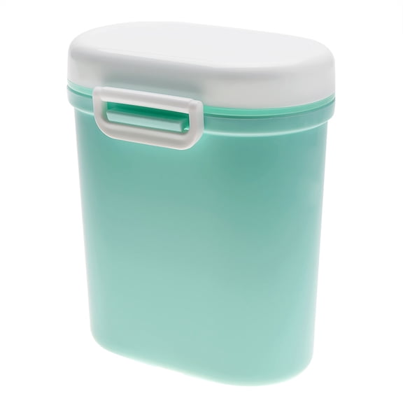 LAZIOEGR Portable Baby Milk Powder Formula Dispenser, Versatile Baby Food Fruit Candy Storage Container, Microwave & Fridge Safe, Leakproof Travel Size, Green Large