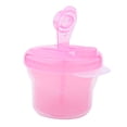 thumbnail image 1 of LAZIOEGR Portable Milk Powder Formula Dispenser 3-Layer Baby Kids Toddler Feeding Box Food Storage Container Compact Size (Pink), 1 of 3