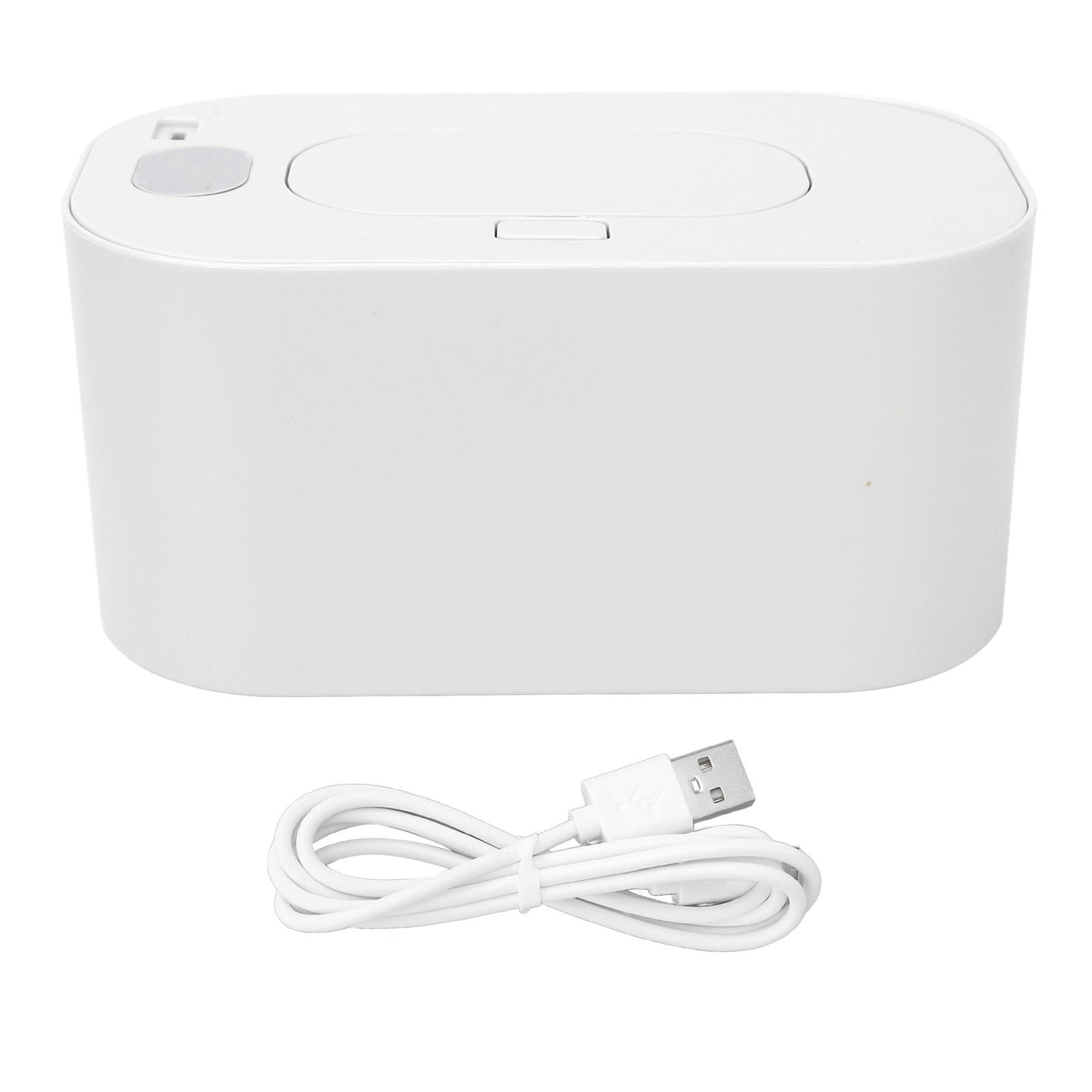 LAZIOEGR Portable Wet Wipes Heater – 24‑Hour Constant Temperature, 80‑Wipe Capacity, Energy‑Efficient 8W Heating Box, White