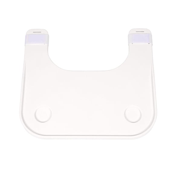 LAZIOEGR Portable Wheelchair Dining Tray – Thick, Foldable, Easy‑to‑Install Table Board for Elderly & Disabled, White
