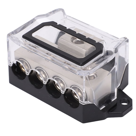 LAZIOEGR Power Distribution Block 0 Gauge to 4 Gauge Ground Wire Splitter Audio Distributor for Cars Boats