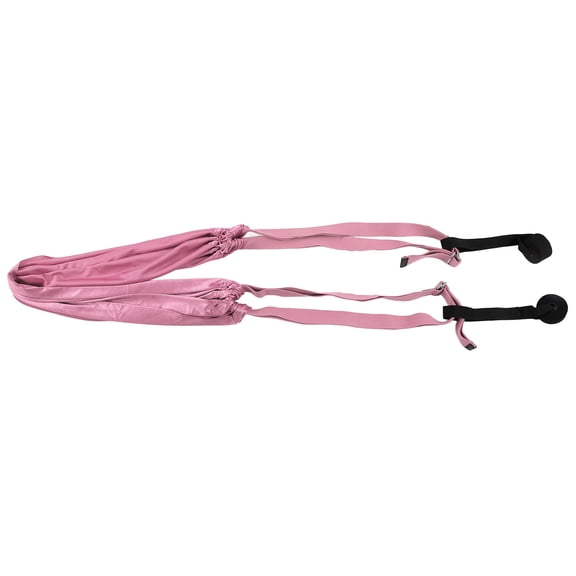LAZIOEGR Premium Aerial Yoga Hammock Set Handstand Split Leg Stretchable Training Elastic Swing for Home Gym Fitness Workout Setup Pink - Ultra Comfort
