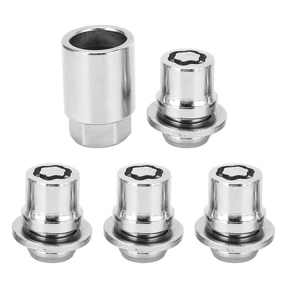 LAZIOEGR Premium Alloy Steel Wheel Lock Lug Nuts Set 12mmx1.5 1.30 in / 3.3 cm Anti-Theft Replacement Parts for Multiple Toyota Lexus Sedans Hatchbacks SUVs Seamless OE Fitment Ultimate Secure
