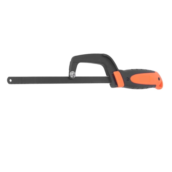 LAZIOEGR Premium Mini Hacksaw Frame Adjustable Compact Hand Hack Saw Aluminum Alloy Frame, 13 inches / 33.0 cm Small Pocket Cutting Steel Pipe Sawing Tool with Blade for DIY Home Woodworking Repair