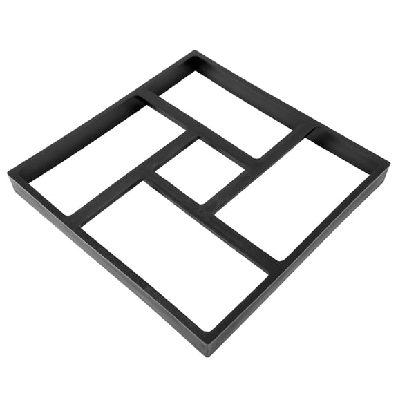 LAZIOEGR Premium Plastic Garden Paving Mold Walkway Path Maker DIY Concrete Floor Stepping Stone Mould for Patio Yard Driveway Landscaping Projects (16.14 inches / 41 cm)