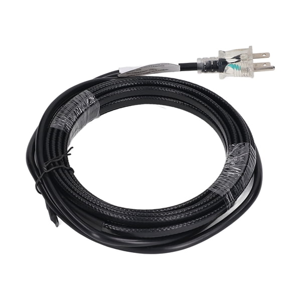 LAZIOEGR Premium Water Pipe Heating Cable Rapid Temperature Rise IP68 Waterproof Electric Pipe Heat Tape De-Icing Cable for Winter Freeze Protection 32.8 ft / 10 m 110V Self Regulating Easy Install