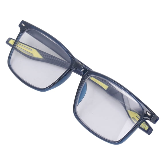 LAZIOEGR Presbyopia Glasses Multifocus Blue Light Blocking Dual Use Reading Glasses +150 Blue Frame 6.3 inches / 16 cm