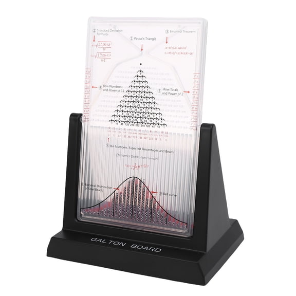 LAZIOEGR Probability Demonstrator Normal Distribution Model Physics Teaching Aid Math Statistics Tool with 2800 Metal Beads for STEM Education