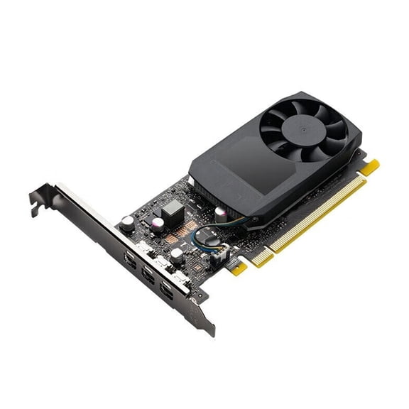 LAZIOEGR Quadro P400 2GB Graphics Card DDR5 Professional Drawing Modeling Rendering Video Editing Board 3 miniDP Interfaces High Performance GPU 6.02 inches / 15.3 cm Black Silver Computer Component