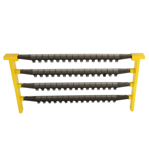 LAZIOEGR Queen Cell Kit Lightweight Plastic Beekeeping Side Beam Non-Toxic Queen Rearing Frame Kit for Backyard Apiary and Honey Bee Breeding (16.7 inches / 42.5 cm)