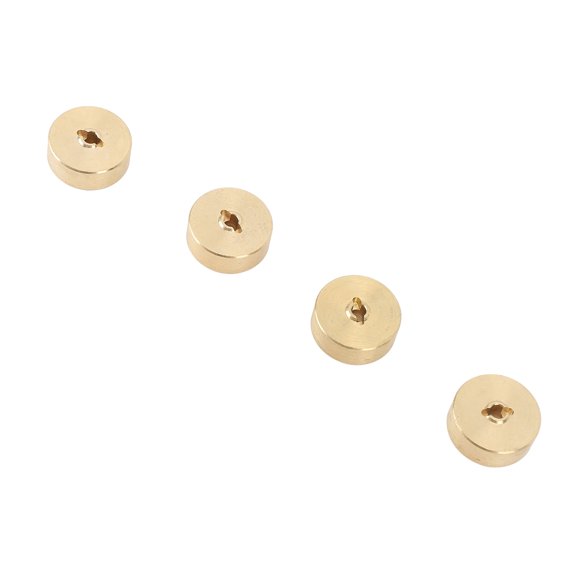 LAZIOEGR RC Car Counterweight Block Stable Durable Brass Wheel Weights Adapter Replacement Parts for HOBBYPLUS 1/18 4WD CP18P Remote Control Car, 12 Pcs (5.12 inches / 13 cm)