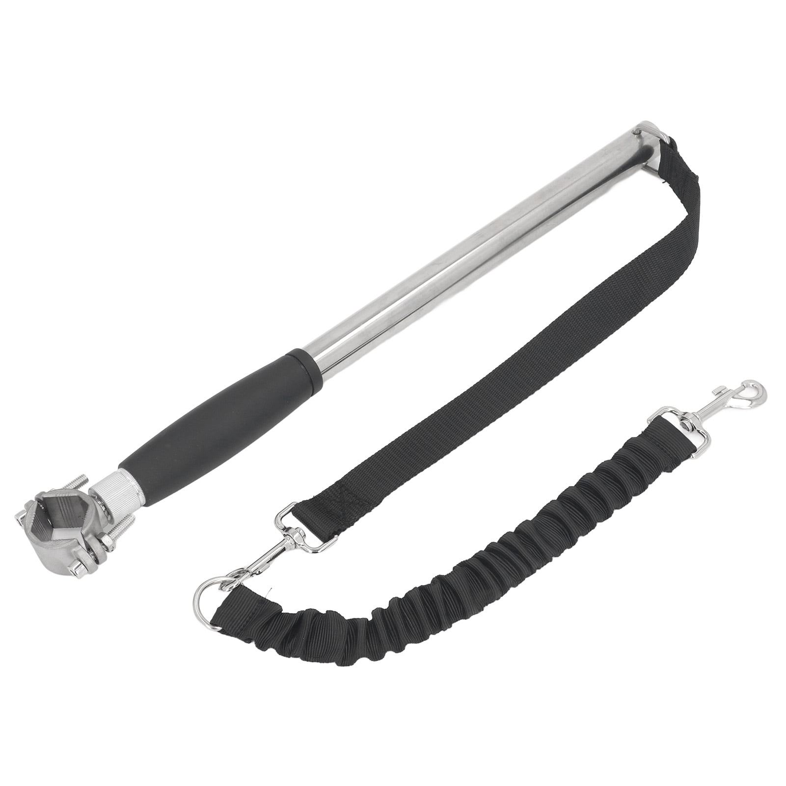 LAZIOEGR Retractable Bicycle Dog Leash High Strength Stainless Steel Safety Exerciser for Hands-Free Jogging and Training Outdoors - Compatible with Most Bikes (18.1 inches / 46 cm)