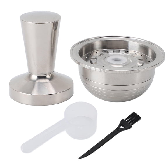 LAZIOEGR Reusable StainlessSteel Coffee Capsule Filter  Durable, EcoFriendly, VERTUOLINE POP Compatible, Easy to Clean