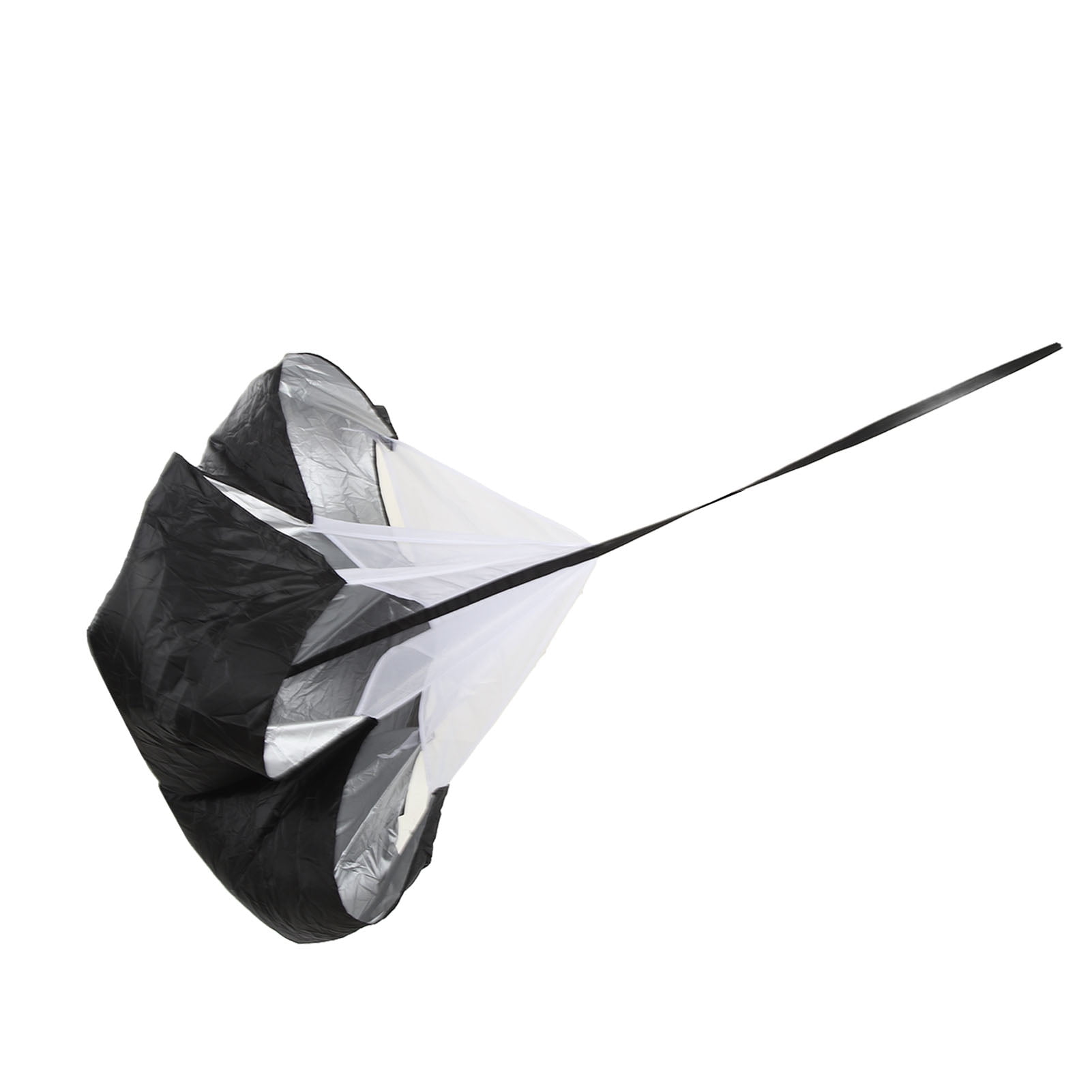 LAZIOEGR Running Speed Training Resistance Parachute 59.1 inches / 150 cm Sprint Chute For Soccer Football Track Field Agility Power Building Equipment For Men Women Black