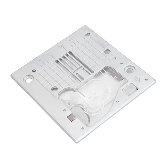 LAZIOEGR Sewing Machine Needle Plate Stainless Steel Sewing Needle Board with Plastic Cover Plate for FY700 Series 5.12 inches / 13 cm