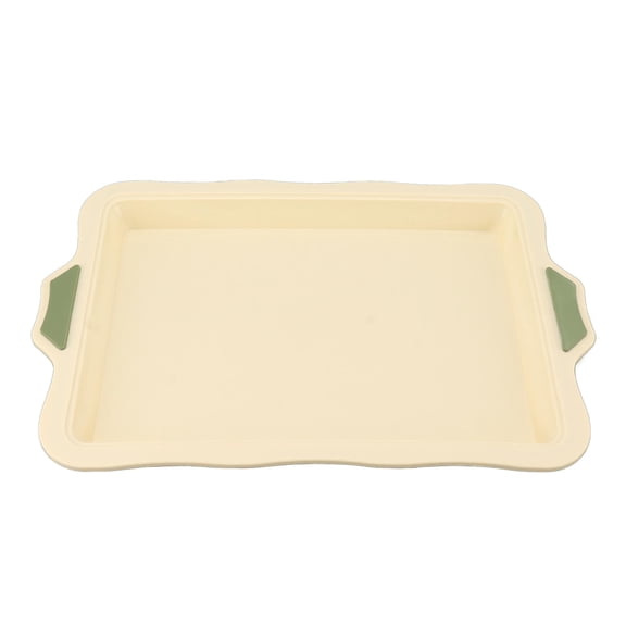 LAZIOEGR Silicone Rectangular Cake Pan Mold – Flat Bottom, Heat‑Resistant, Anti‑Stick, Easy Demolding for Toast, Cakes & DIY Baking