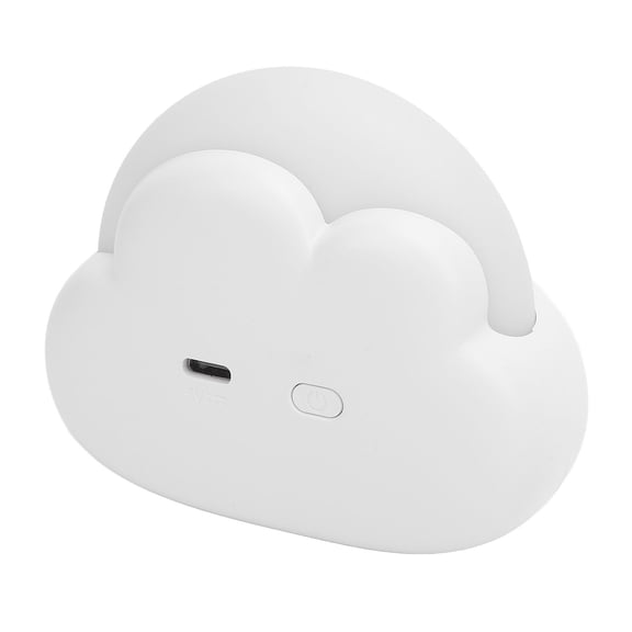 LAZIOEGR Small Night Light LED Bedside Lamp USB Rechargeable Innovative Cloud Night Lamp for Children Room Bedroom White