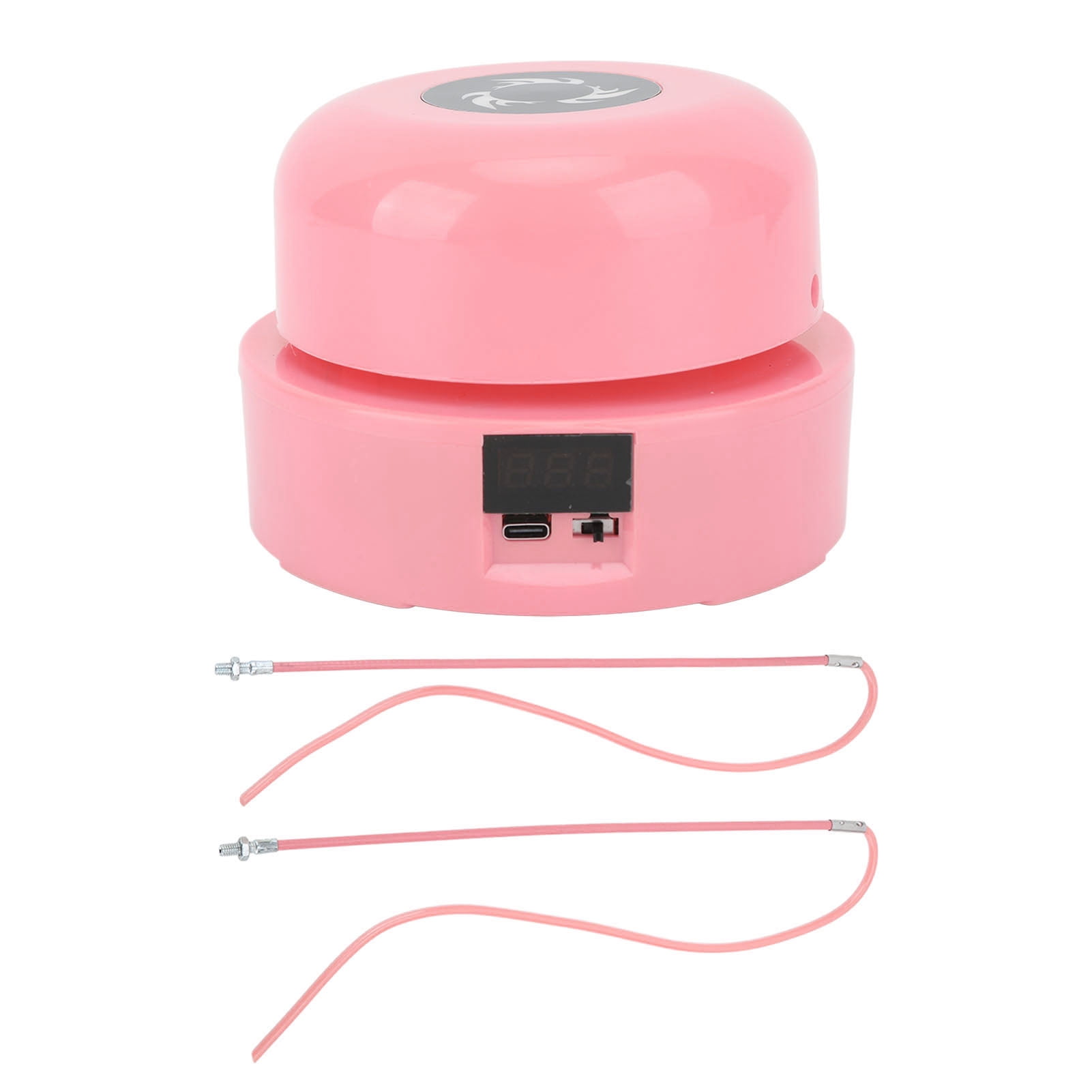 LAZIOEGR Smart Jump Rope Machine Adjustable Wireless 10 Speed Remote Control Skipping Rope Fitness Workout Equipment, Pink