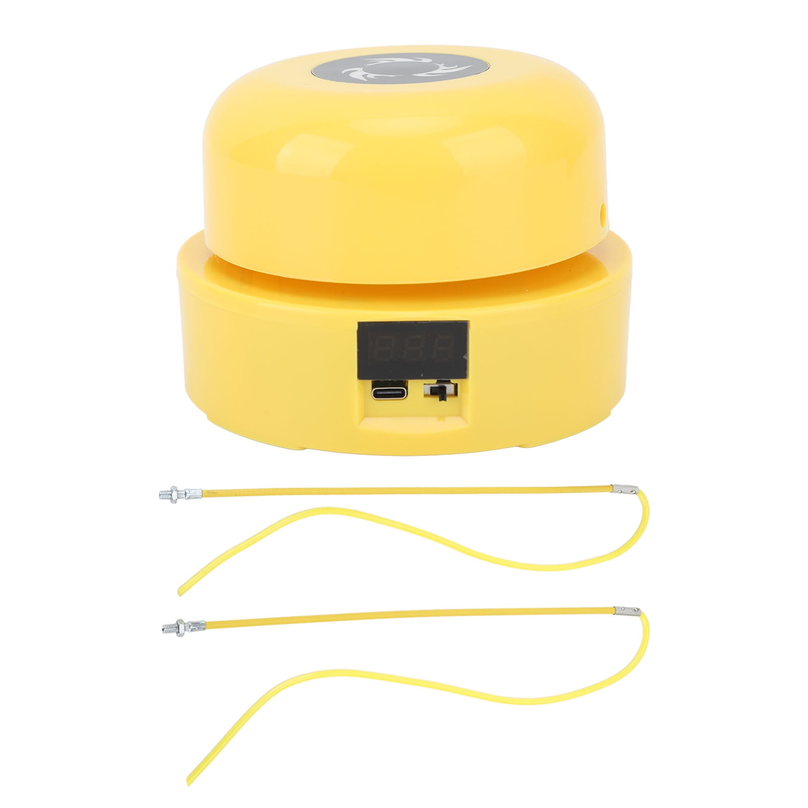 LAZIOEGR Smart Jump Rope Machine Adjustable Wireless 10 Speed Remote Control Skipping Rope Fitness Workout Equipment, Yellow
