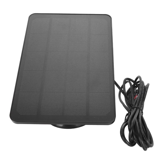 LAZIOEGR Solar Panel Charger for Google Nest Camera and Video Doorbell, 10W Weatherproof Monocrystalline Solar Charging Panel with 9.8ft / 3.0 m Cable, Adjustable Mount Holder, Black Color Pack