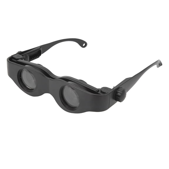 LAZIOEGR Telescope Glasses Magnifier Optical PVC Frame Clear View Dual Layer Lens Binoculars for Fishing Bird Watching High Definition Hands-Free Zoom Wearable Optics (5.9 in / 15 cm)