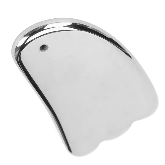 LAZIOEGR Terahertz Energy Stone Gua Sha Tool Facial Eye Scraping Board Pendant Lymphatic Drainage Massager (5x3x1 inches / 12.7x7.6x2.5 cm)