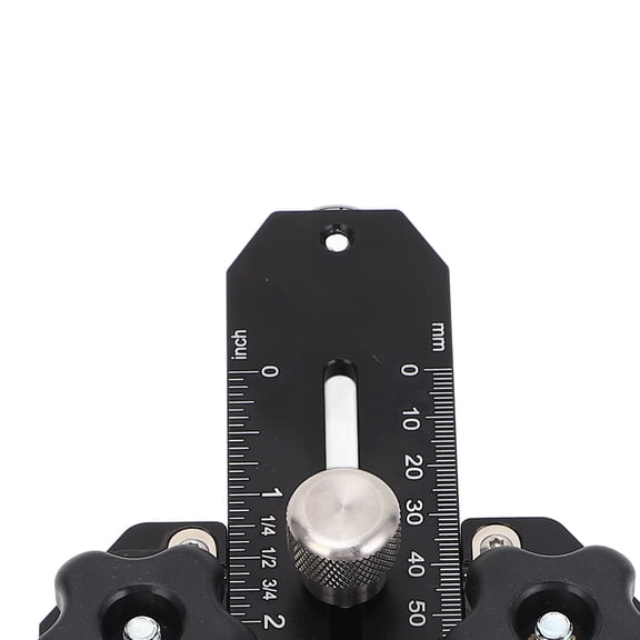 LAZIOEGR Thin Rip Jig Aluminum Alloy Table Saw Guide Tool for Accuracy Cutting Fast Woodworking Accessories Flat Pry Bar Alignment Jig 8.66 inches / 22 cm Black