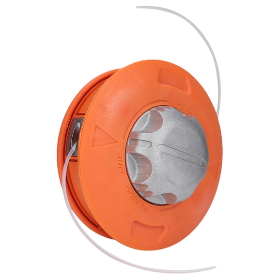 LAZIOEGR Twister Bump Feed String Trimmer Head Left Hand Thread Replacement for BC 380 430 MTM Baumr-AG Brush Cutter, 5.51 in / 14 cm Upper Diameter Steel Blade