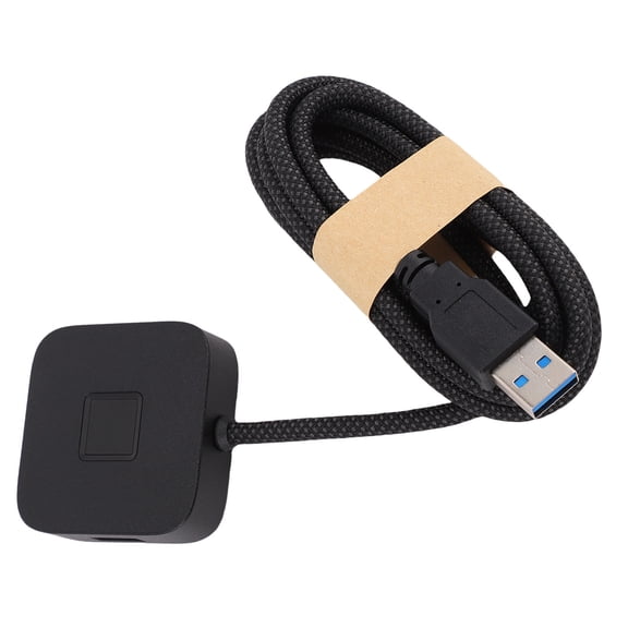LAZIOEGR USB Fingerprint Reader Mini Scanner PC Dongle for Windows Hello 10 11 Biometric Security Black