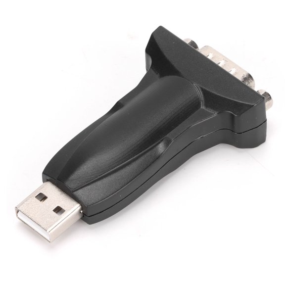 LAZIOEGR USB to RS232 Converter Male 9 Pin Serial Cable, Prolific PL2303 DB9 Plug Adapter Cord, Highly Compatible with Windows 11/10/8/7/XP/Mac for CNC PLC Modems Barcode Scanners (10 in / 25.4 cm)